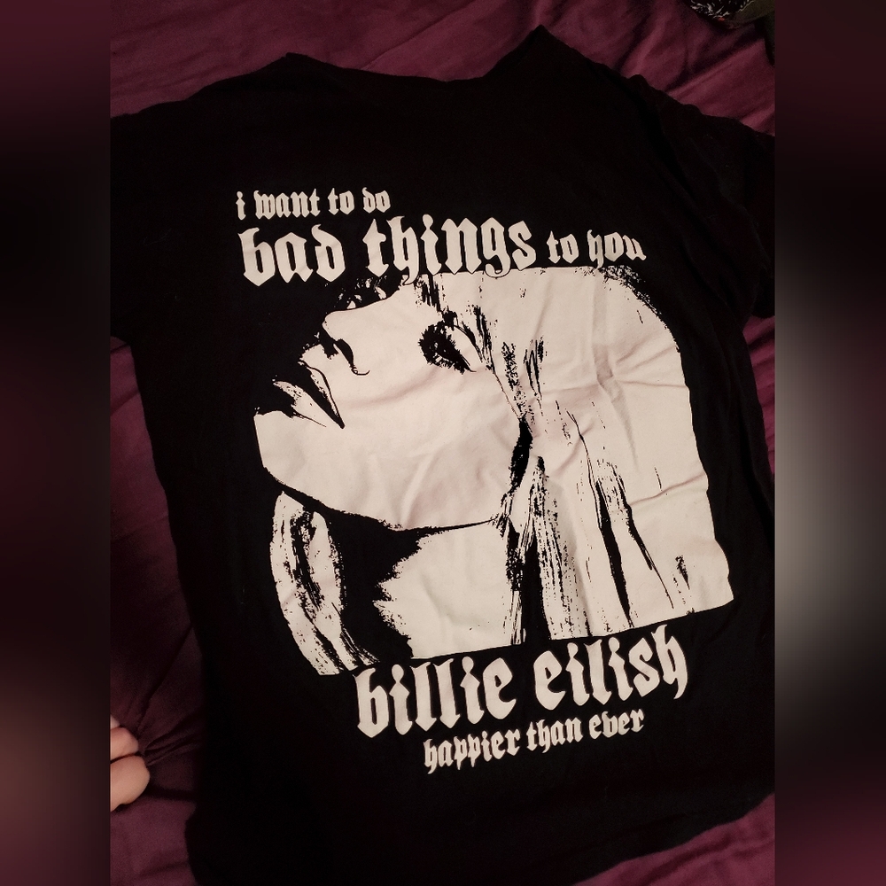 Billie Eilish Black Graphic Tee